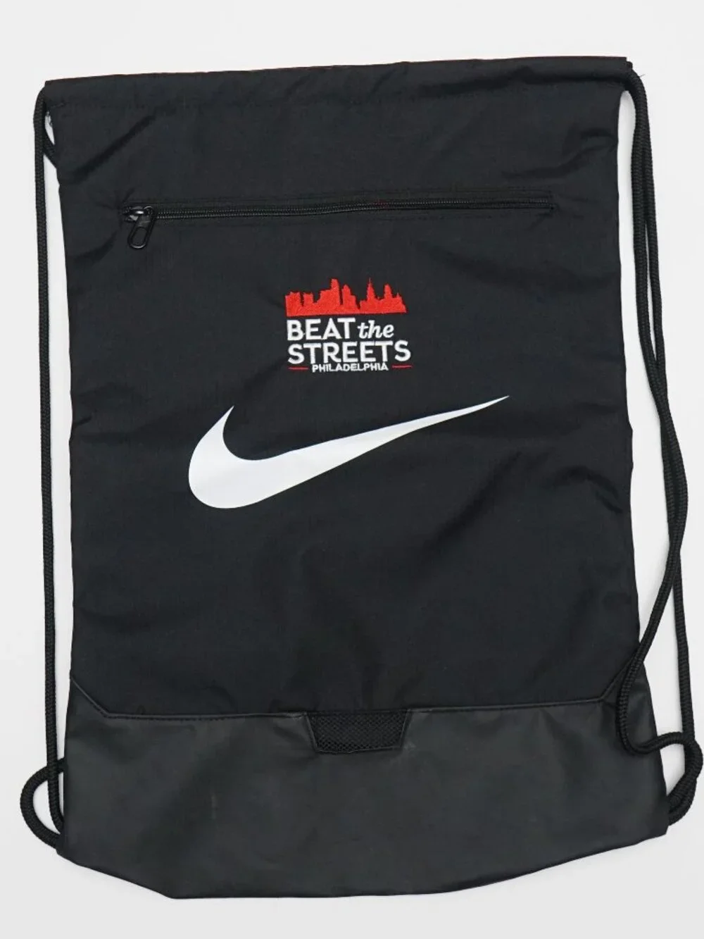 Nike backpack with adjustable drawstring for training and gym